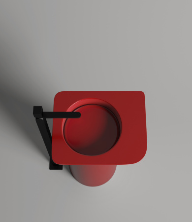 Раковина из искусственного камня S-Stone Salini Ninfea 130221MF 50х40 напольная цвет белый